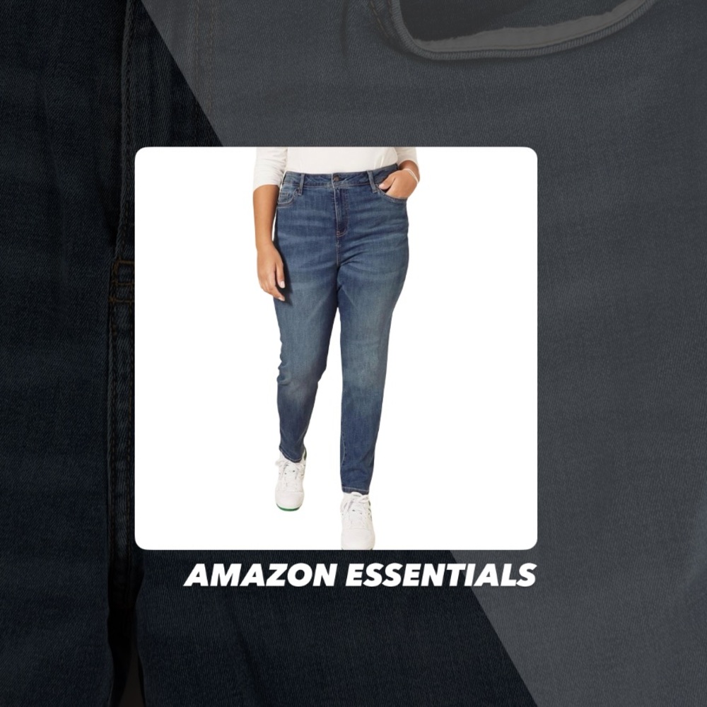 EUC Amazon Essentials Medium Wash Skinny Jeans